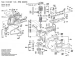 Bosch 0 603 997 757 Pfz 550 Pe Pendulum Action Saw 230 V / Eu Spare Parts